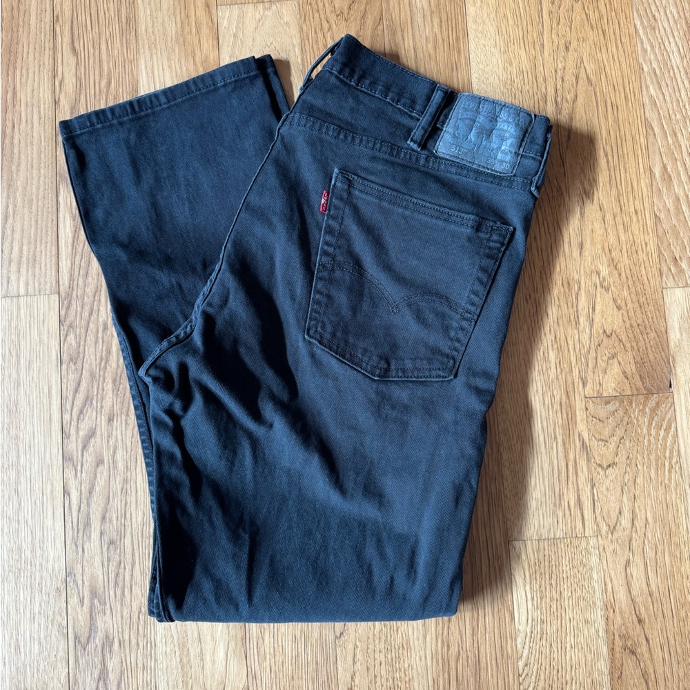 Levi's 513 Black Lightweight Denim Men's Pants - Size 38 x 30